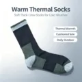 Warme Thermosocken für kaltes Wetter, weiche dicke Sportsocken mit gepolsterter Sohle outdoor. - Einheitsgröße / Cao - Dunkelgrau