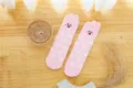 Women fuzzy fleece sleep socks winter warm coral velvet cute bear ears heart pattern comfy - One Size / Size 3