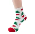 Women Kids Christmas Fuzzy Socks Ultra Fine Fiber Winter Warm Home Slipper Socks - One Size / Lao - Heart & Little Tree