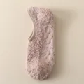 Calzini da pavimento antiscivolo in peluche ispessito da donna, calze invernali calde. - 【Taglie 37-40】 / Marrone chiaro