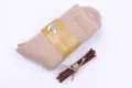 Men's Thickened Wool Socks Winter Warm Terry Mid-Tube Casual Socks Beige Size 38-46cm - Men's Khaki