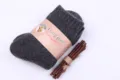 Chaussettes en laine gris foncé Chaudes Hiver Épaisses Thermiques Confortables 36-40 - Gris foncé femme