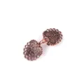 Clip de chale en cuivre antique fermoir decoratif vue de detail pour broche cardigan - 912-6