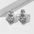 Clip per scialle traforata in argento antico vintage accessorio cardigan da donna elegante. - Stile 4
