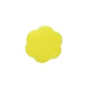 Yellow silicone flower sink strainer hair catcher drain cover for kitchen bathroom utility use. - L / Yellow