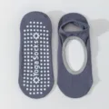 Calcetines de yoga antideslizantes para mujer, calcetines de fitness de algodón transpirable. - Talla única / Gris oscuro