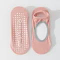 Calcetines de yoga para mujer antideslizantes pilates fitness algodon transpirables - Talla única / Rosa