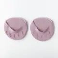 Comfortable ice silk forefoot socks for women, half-toe design, perfect for high heels summer. - One Size / Purple