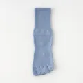 Calcetines de cinco dedos para hombre azul claro media pantorrilla algodón, estilo veraniego - Talla única / Azul