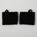 Schwarze Spitzen Halbsohlen Socken, bequeme rutschfeste Vorfuss Polster für modische Sandalen. - Einheitsgröße / Schwarz