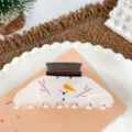 Weihnachtsmann Haarspange süße Schneemann Haarklammer festlicher Haarschmuck für Frauen - Herr Schneemann / 10cm