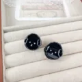 Süße Acetat schwarze Hunde Haarklammer, Mode einfache elegante Mini Haarnadel für Damen Styling. - 2.5cm / Einzelstück / Schwarz
