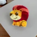 Süße Cartoon Löwe Haarklammer Acryl bunte Haifischklammer tägliches Haar Accessoire - Löwe 5,9 cm / Jianyun