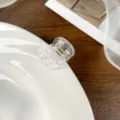 Transparente kleine Haarklammer, einfache klare Haarkralle für süßes Haarstyling Accessoire. - 1.8cm (10 Stück/Packung) / Transparent