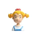Süßes Cartoon Mädchen Harz Kühlschrankmagnet kreativer Gartenstil niedliche Deko 1Stk. - Mädchen mit gelbem Haar und blauem Kleid / Kühlschrankmagnet Mit Magnet