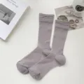Calzini estivi sottili e traspiranti, design a rete traforata, comodi e freschi da indossare. - Taglia unica / Grigio Beige