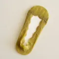 Summer women lace invisible boat socks, breathable low cut lace socks for daily wear. - Coil Matcha