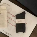 Calzini a coste in cotone grigio scuro da donna autunno inverno medi caldi comodi quotidiani - Grigio scuro