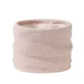Scaldacollo invernale per bambini in maglia tinta unita morbido peluche rosa chiaro - Beige