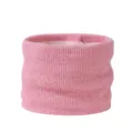 Scaldacollo invernale per bambini rosa in maglia con pile, sciarpa morbida e calda per freddo. - Rosa