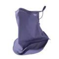 Eis Seide Sonnenschutz Gesichtsmaske, Vollges Gesicht und Nackenabdeckung mit Ohrschlaufen. - Blau