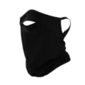 Black summer ice silk cycling sun protection face mask UV block outdoor sports balaclava - Breathable Face Mask with Air Holes - Black