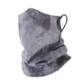 Mascherina viso grigia tie-dye con scaldacollo per ciclismo all'aperto protezione solare. - Grigio