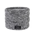 Warmer dicker Strick Fleece gefütterter Halswärmer für Damen und Herren im Winter. - Hellgrau