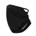 Sommer atmungsaktive schwarze Sonnenschutz Gesichtsmaske Ohrhänger UV-Schutz Sport Gesichtsbedeckung - Schwarz