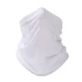 Weißes Eisseide Sonnenschutz Gesichtsmaske, atmungsaktive Mesh Nackengamasche Outdoor. - Weiß