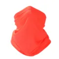Sonnenschutz Eisseide Gesichtsmaske atmungsaktiver Nackenschutz fuer Outdoor Sport orange - Orange