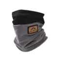 Winter dicker Fleece Halswärmer Nahaufnahme, weiche winddichte Radsport Gesichtsmaske. - Grau