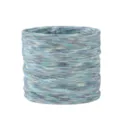 Farbverlauf Gestrickter Halswärmer Winter Warmer Schal Kragen für Damen Weiche Mode Accessoire - Himmelblau