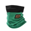 Dicker Winter Fleece Nackenschwärmer mit Farbblock Design für Outdoor Radfahren. - Grün