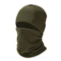 Militärgrüne Fleece-Sturmhaube für Winter-Outdoor-Radfahren, warme und winddichte Gesichtsmaske. - Olivgrün