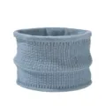 Scaldacollo invernale in maglia spessa azzurra con morbido pile interno per un calore eccellente. - Celeste