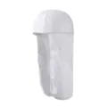 Weisser Outdoor Sonnenschutzhut mit langem Nackenschutz atmungsaktives Mesh Angelkappe - Einheitsgröße / Weiß