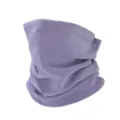 Braga de cuello polar morada detalle, calentador térmico suave para ciclismo de invierno. - Púrpura