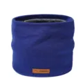 Scalda collo termico in maglia foderata in pile blu inverno sciarpa morbida nuova - Blu