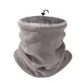 Tour de cou thermique en polaire d'hiver écharpe réglable pour temps froid plein air - Gris (sans broderie)