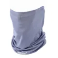 Masque facial de cyclisme en soie glacée respirante, guêtre de cou de protection solaire gris. - Gris
