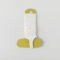 White Knit Ballet Stirrup Leg Warmers Solid Color Slimming Calf Sleeves Spring - White