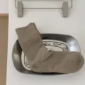 Chaussettes bouclettes thermiques et épaisses pour homme kaki, chaudes et douillettes. - Taille unique / Kaki