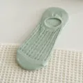 Femmes chaussettes bateau filet vert clair basses fines respirantes invisibles été - Vert