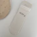 Chaussettes mi-hautes côtelées blanc crème avec motif ajouré respirant, emballage élégant. - Blanc