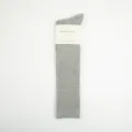 Calcetines altos de punto gris para mujer estilo japones JK calcetines de algodon - Talla única / Gris claro