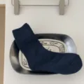 Chaussettes épaisses d'hiver en bouclette bleu foncé pour homme, chaussettes chaudes et douces. - Taille unique / Bleu clair