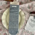 Chaussettes grises ajourées style ins, design uni confortable, chaussettes décontractées respirantes. - Taille unique / Gris foncé