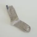 Chaussettes mi-mollet côtelées en mélange de cachemire avec patch imprimé léopard - Taille unique / Kaki