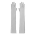 Gants de protection solaire longs femme gris extérieur conduite anti-UV respirants 1paire - Gris